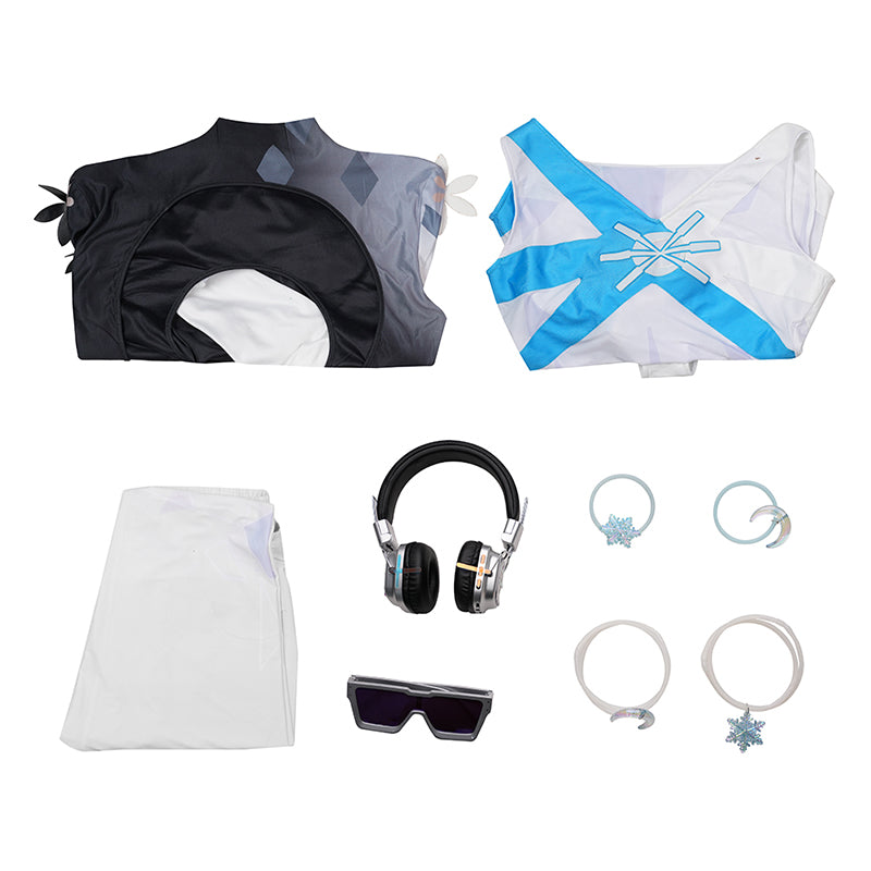 Marvel Rivals Luna Snow Cosplay Costume Summer Costume ACcosplay
