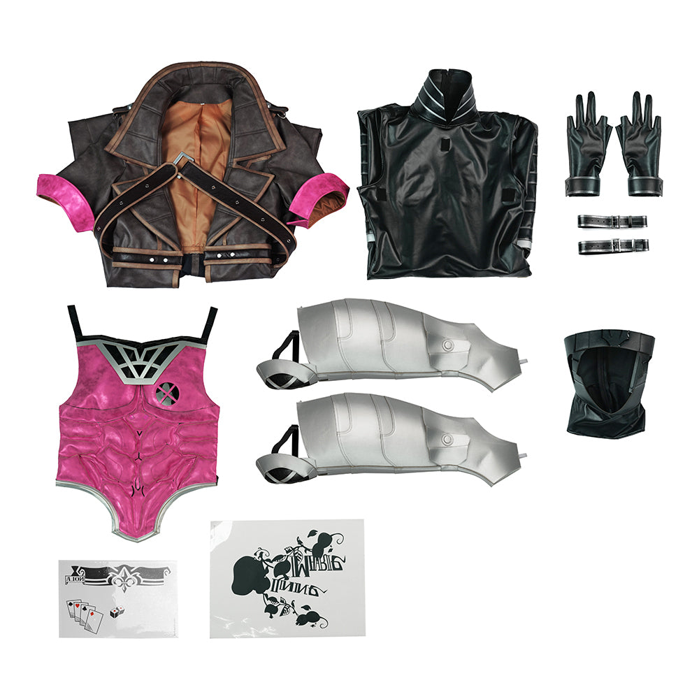 Marvel Rivals Gambit Remy LeBeau Cosplay Costume Halloween Outfit ACcosplay