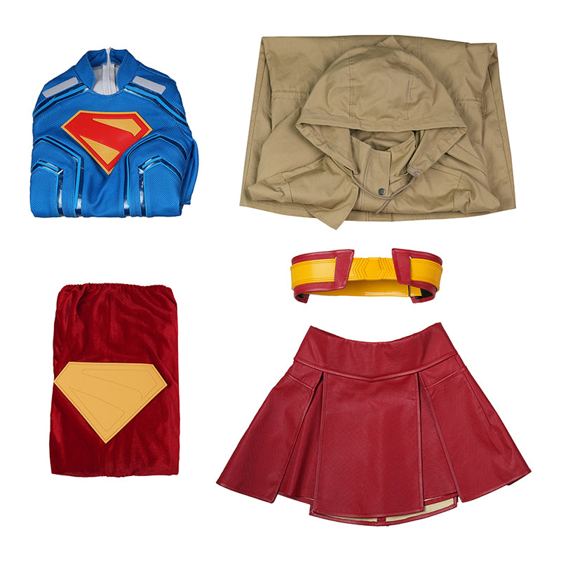 2025 Superhero Legacy Girl of Steel Supergirl Cosplay Costume Halloween Suit ACcosplay