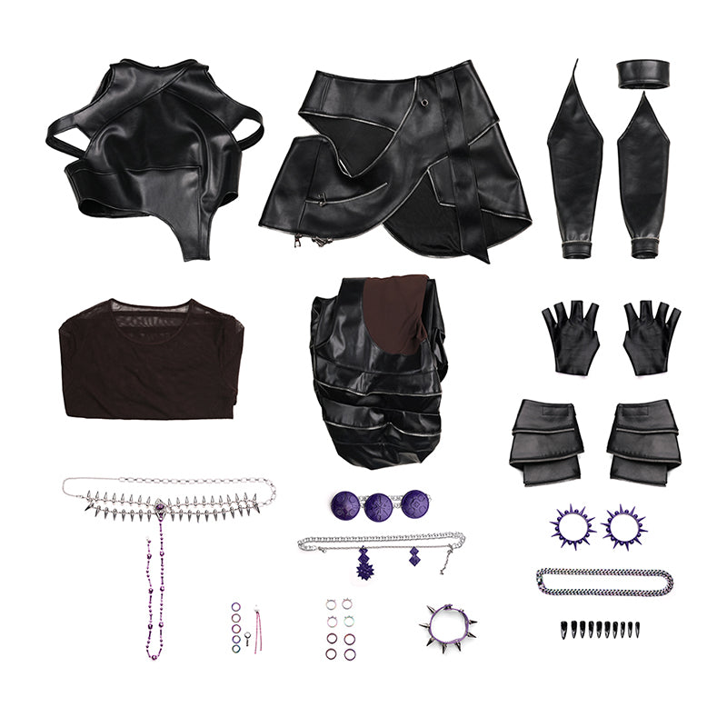 Deluxe Kpop Demon Hunters Zoey Cosplay Costume Combat Halloween Outfit ACcosplay