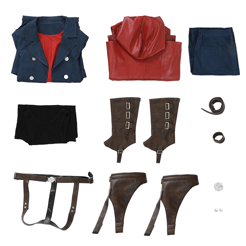 Devil May Cry 4: Nero Cosplay Costume Halloween Outfit Full Set ACcosplay