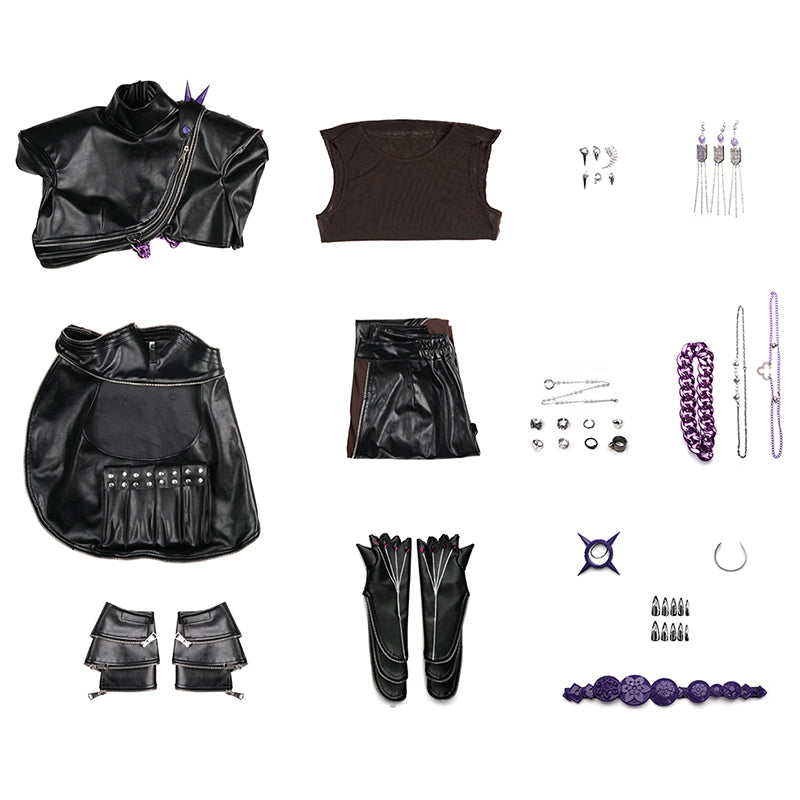 Deluxe Kpop Demon Hunters Rumi Cosplay Costume Combat Halloween Outfit ACcosplay