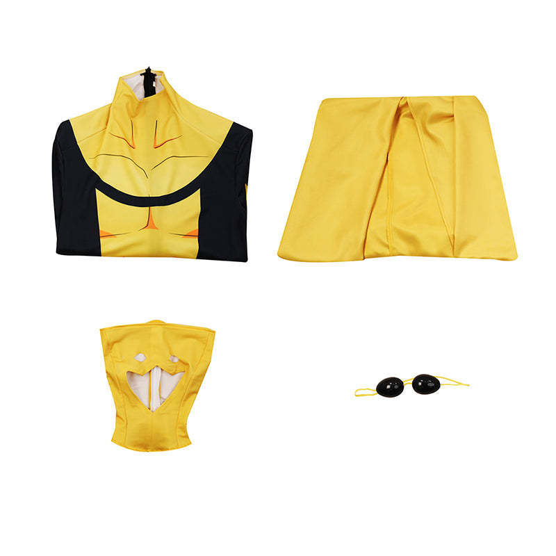 Invincible Sinister Mark Graysons Yellow Cosplay Costume Combat Suit ACcosplay