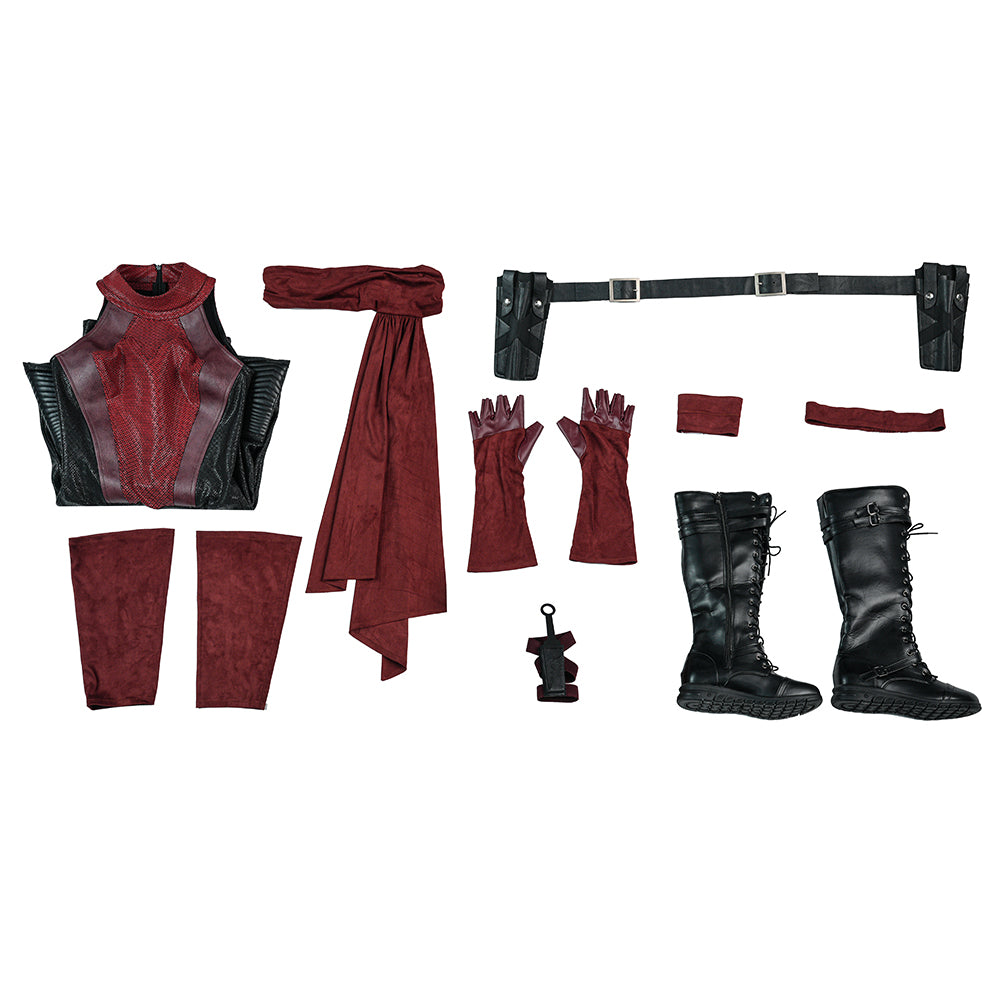 Elektra Cosplay Costume Daredevil Born Again Season 3 Women's Halloween Outfit ACcosplay