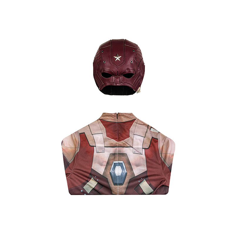 Thunderbolts Red Guardian Cosplay Costume Halloween Jumpsuit Outfit ACcosplay