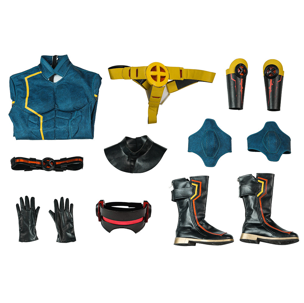 Marvel Rivals Cyclops Cosplay Costume Scott Summers Superhero Halloween Outfit ACcosplay