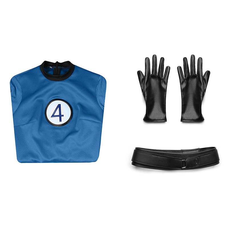 The Fantastic Four Sue Storm Costume Invisible Woman Cosplay Jumpsuit ACcosplay