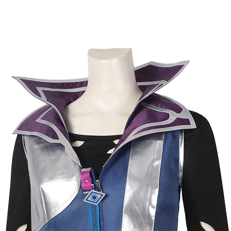 Valorant Fade Cosplay Costume Game Valorant Battle Outfit Halloween Party Suit