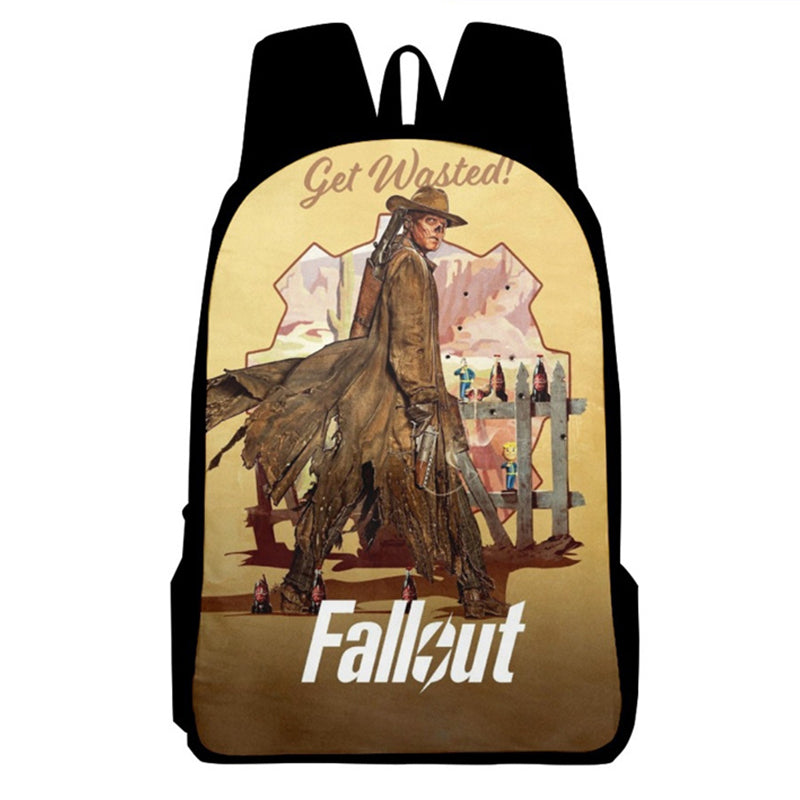 Fallout Mcw Backpack Fallout Backpack Vault Boy School Bag Teenage Hiking BookBag Halloween ...