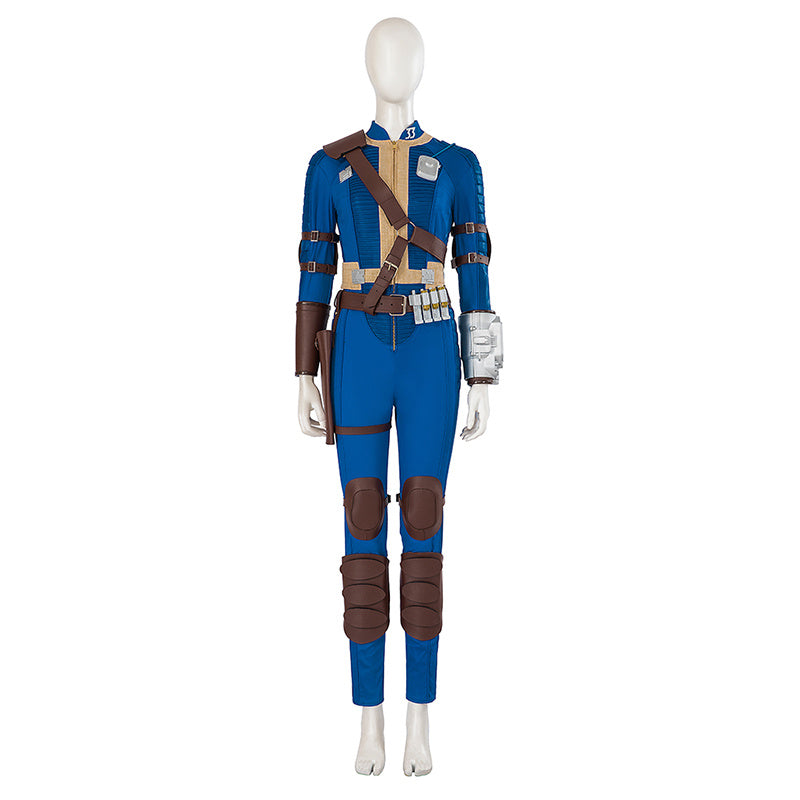 Fallout Lucy Cosplay Vault 33 Suit Fallout Vault Dweller Costume Halloween Party Suit