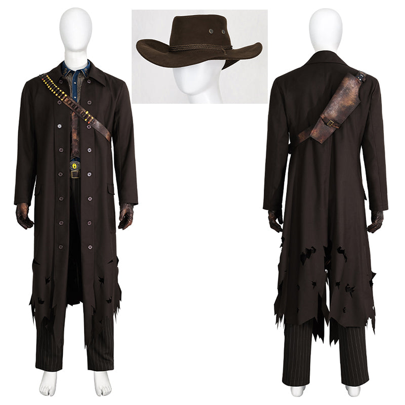 Fallout Ghoul Cosplay Fallout Season 1 Ghoul Cooper Howard Costume Halloween Outfit