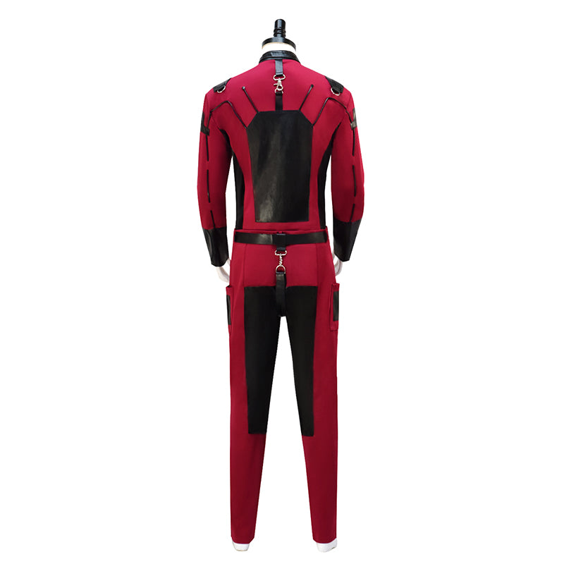 Fallout Maximus Cosplay Costume Maximus Red Ranger Jumpsuit Outfits Halloween Carnival Suit