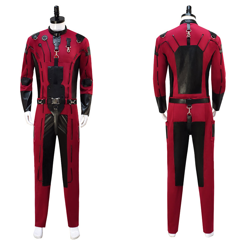 Fallout Maximus Cosplay Costume Maximus Red Ranger Jumpsuit Outfits Halloween Carnival Suit