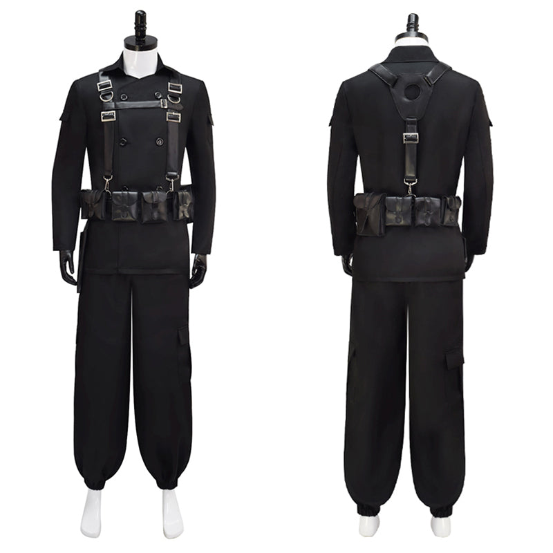 Fallout Maximus Cosplay Costume Fallout Season 1 Maximus Black Uniform Halloween Carnival Suit