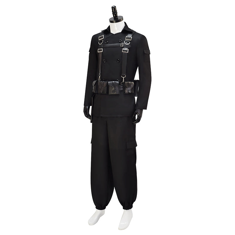 Fallout Maximus Cosplay Costume Fallout Season 1 Maximus Black Uniform Halloween Carnival Suit