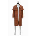 Manteau Cowboy NCR Veteran Ranger - Long Trench En Daim Et Cuir, Style Western (marron) - 8