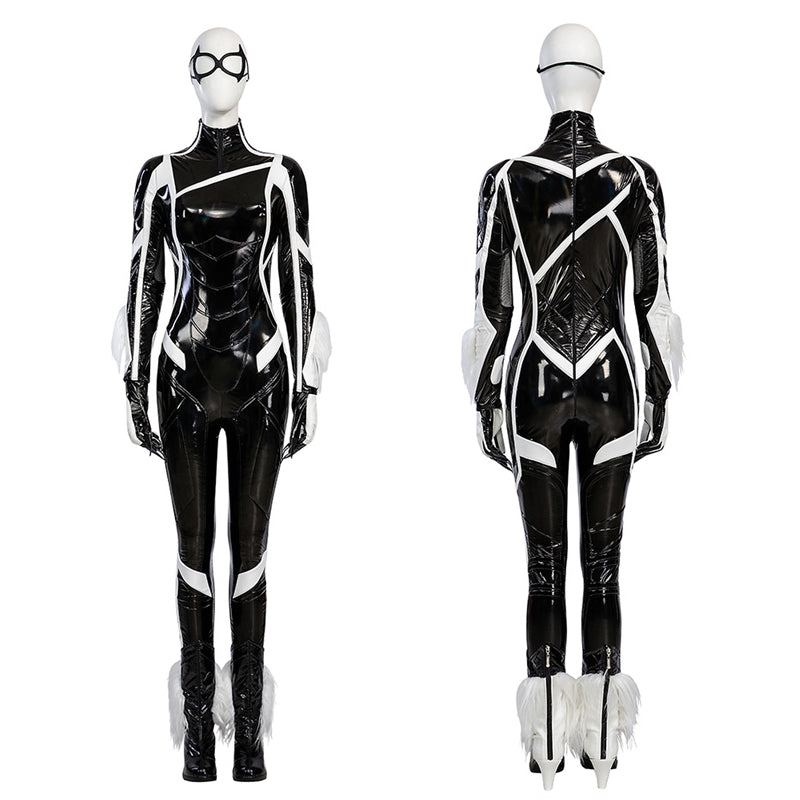 Spiderman Felicia Hardy Cosplay Costume Spider-Man 2 Black Cat Suit Halloween Outfit