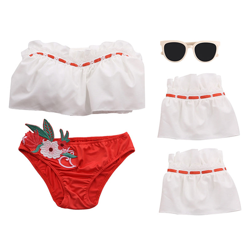 Final Fantasy Costume Final Fantasy 14 Endless Summer Swimsuit Bathing Suit With Glasses