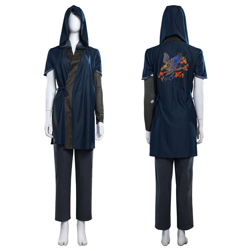 Assassin's Creed Ninja Cosplay Costume Female Fujibayashi Naoe Battle Suit Halloween Outfit