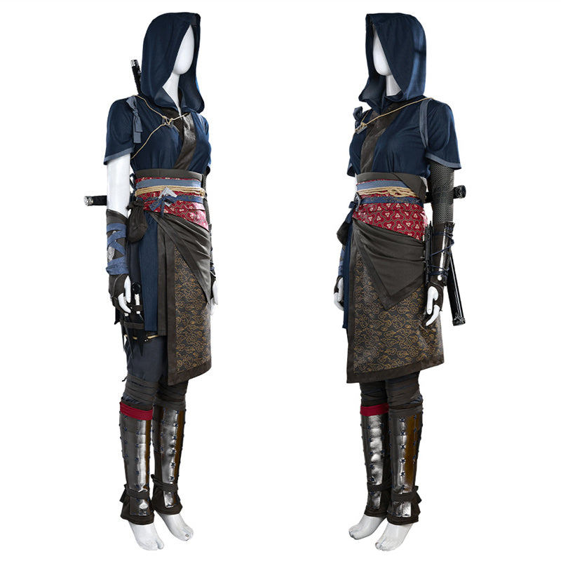 Assassin's Creed Ninja Cosplay Costume Female Fujibayashi Naoe Battle Suit Halloween Outfit