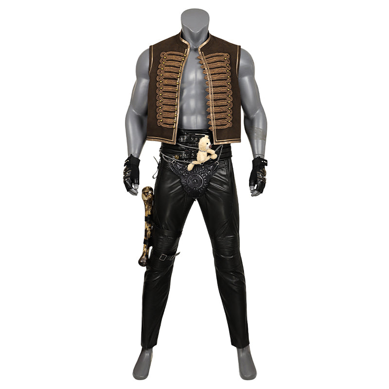 Furiosa Dementus Costume Furiosa A Mad Max Saga Cosplay Chris Hemsworth Vest Suit