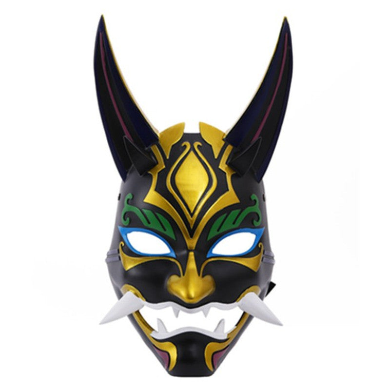 Genshin Impact Xiao Cosplay Costume Xiao Mask Halloween Carnival Prop