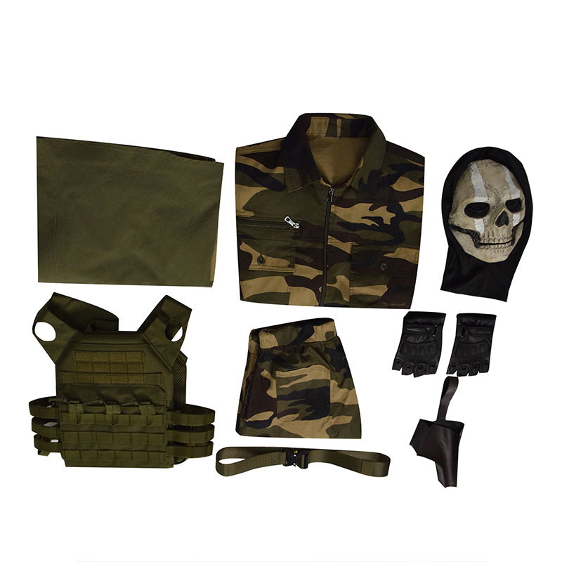 Call of Duty Ghosts Cosplay Ghosts Costume Soldier Ghost Military Camo ...