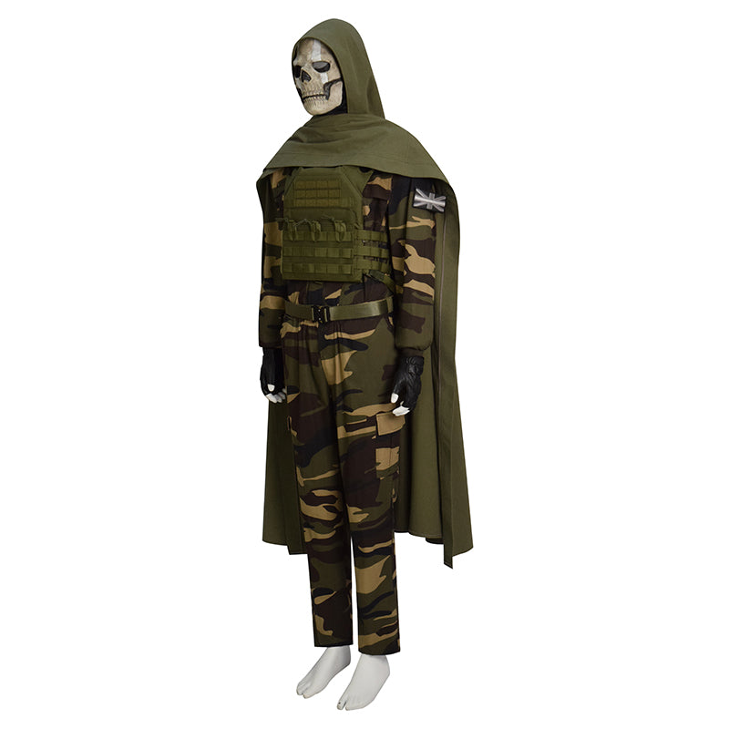 Call of Duty Ghosts Cosplay Ghosts Costume Soldier Ghost Military Camouflage Suit