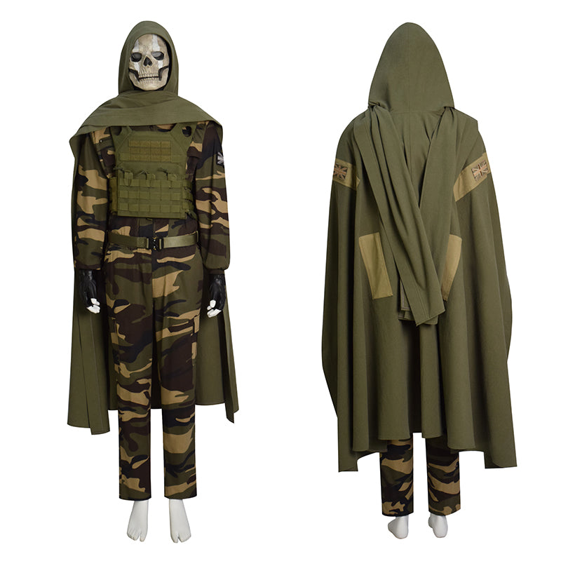 Call of Duty Ghosts Cosplay Ghosts Costume Soldier Ghost Military Camouflage Suit