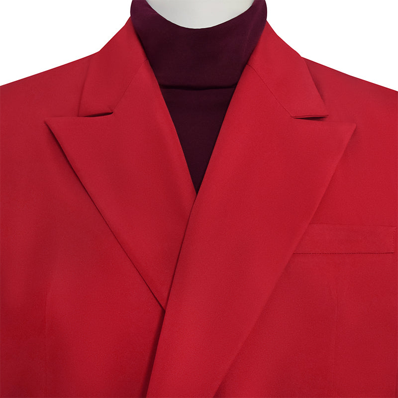 Ghost Power Cosplay Costume Power Season 3 Red Suit Halloween Outfit