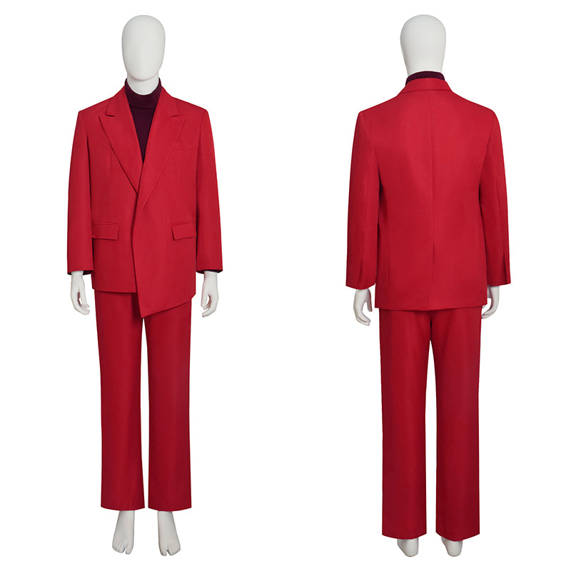 Ghost Power Cosplay Costume Power Season 3 Red Suit Halloween Outfit