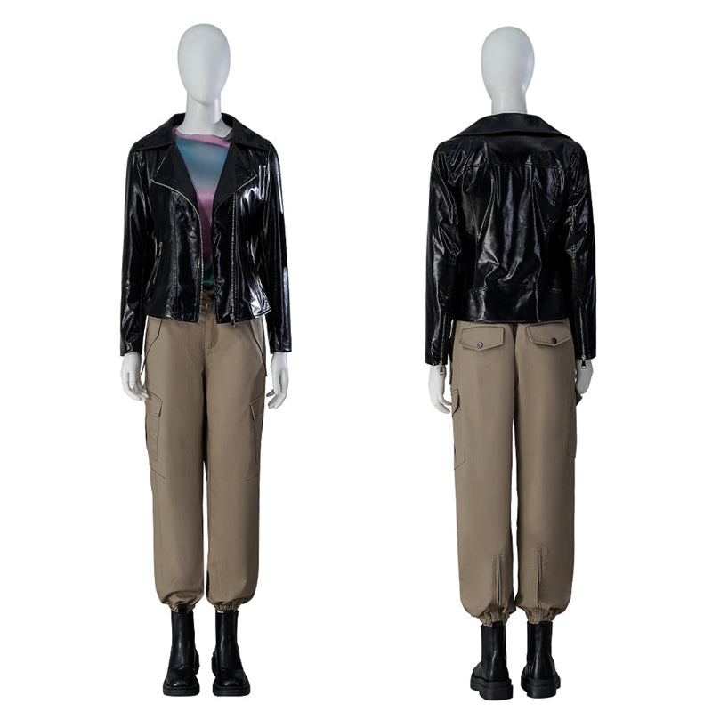 TV Secret Invasion G'iah Cosplay Costume Leather Jacket Uniform Halloween Carnival Suit