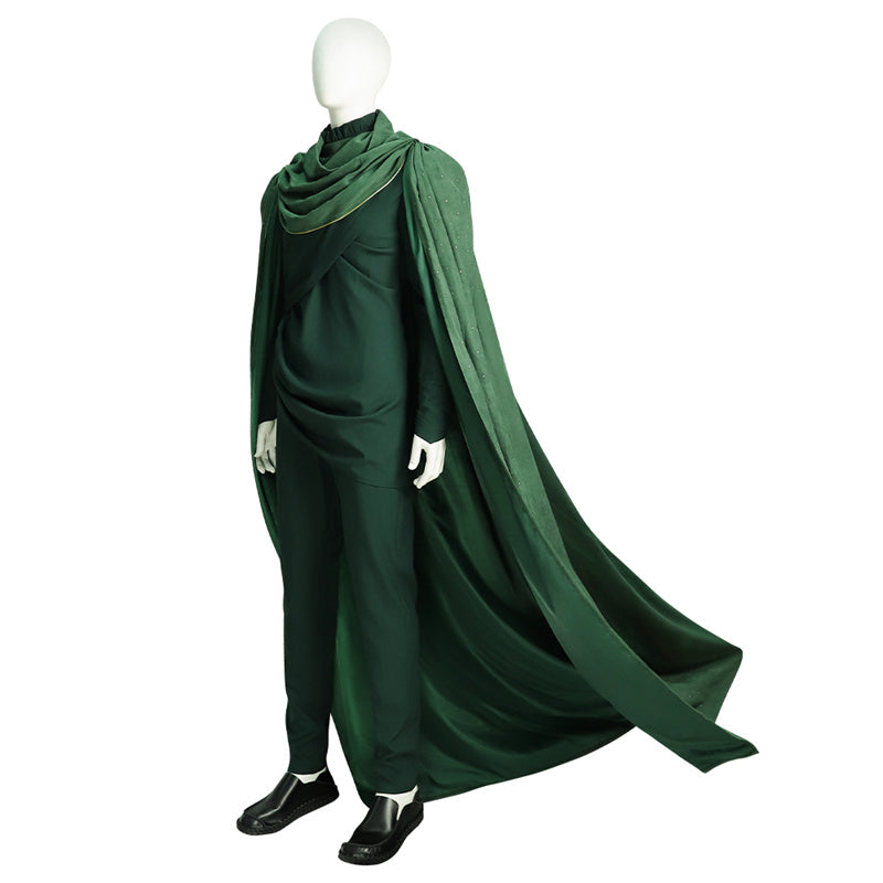 Loki God of Stories Cosplay Costume Loki Season 2 Green Suit Halloween Outfit