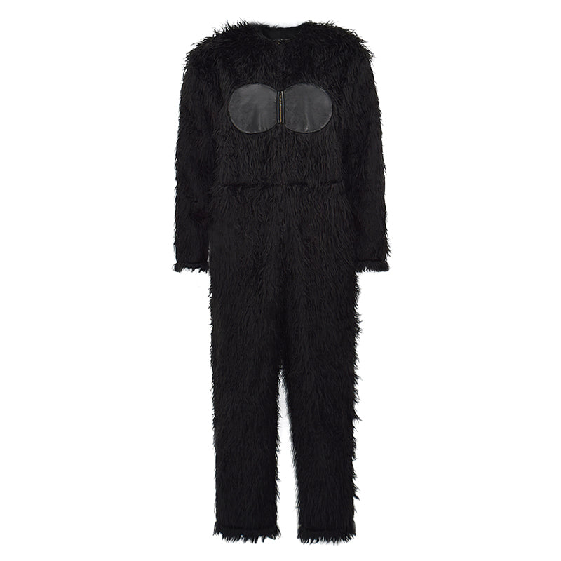 Gorilla Costume King Kong Costume Mascot Onesie Mask Halloween Carnival Suit