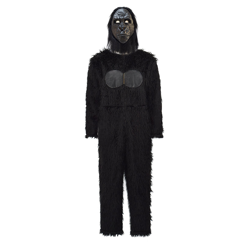 Gorilla Costume King Kong Costume Mascot Onesie Mask Halloween Carnival Suit