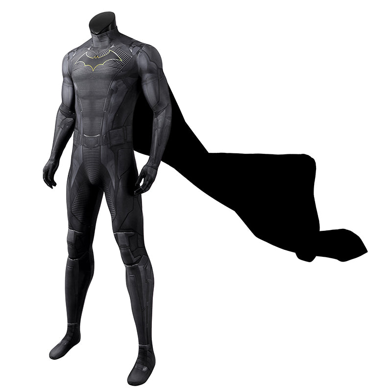 Batman Gotham Knights Dick Grayson Cosplay Costume Jumpsuit Cape Halloween Party Suit