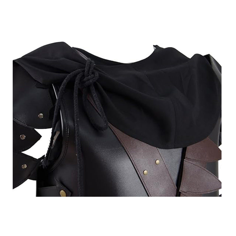 Guts Cosplay Berserk Black Swordsman Guts Costume Armor Cloak Halloween Suit