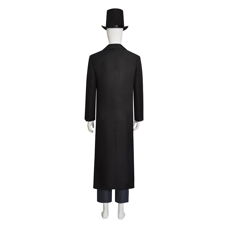 Haunted Mansion Costume The Hat Box Ghost Cosplay Outfit Halloween Carnival Suit