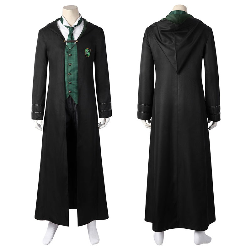Witchcraft Hogwarts Legacy Slytherin House Cosplay Costume School Uniform Halloween Party Suit