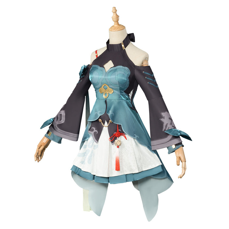 Honkai: Star Rail Qingque Cosplay Costume Halloween Party Suit