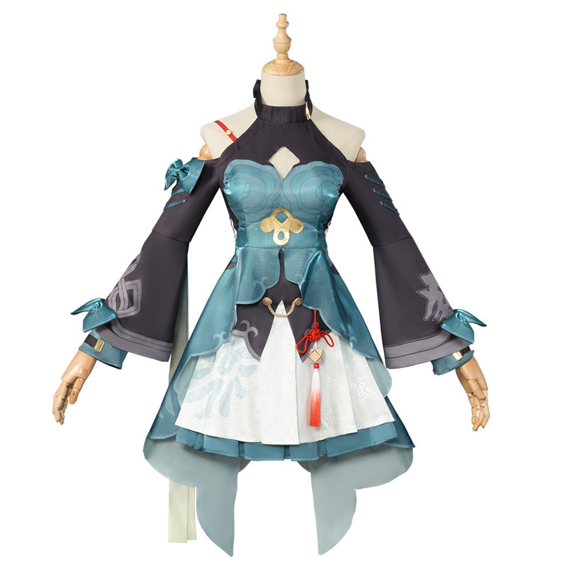 Honkai: Star Rail Qingque Cosplay Costume Halloween Party Suit