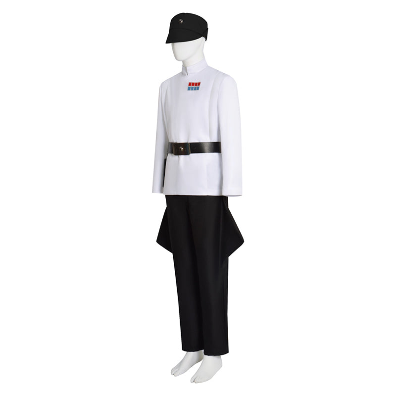 Star Wars Cosplay Imperial Military Uniform Costume Halloween Suit White Version
