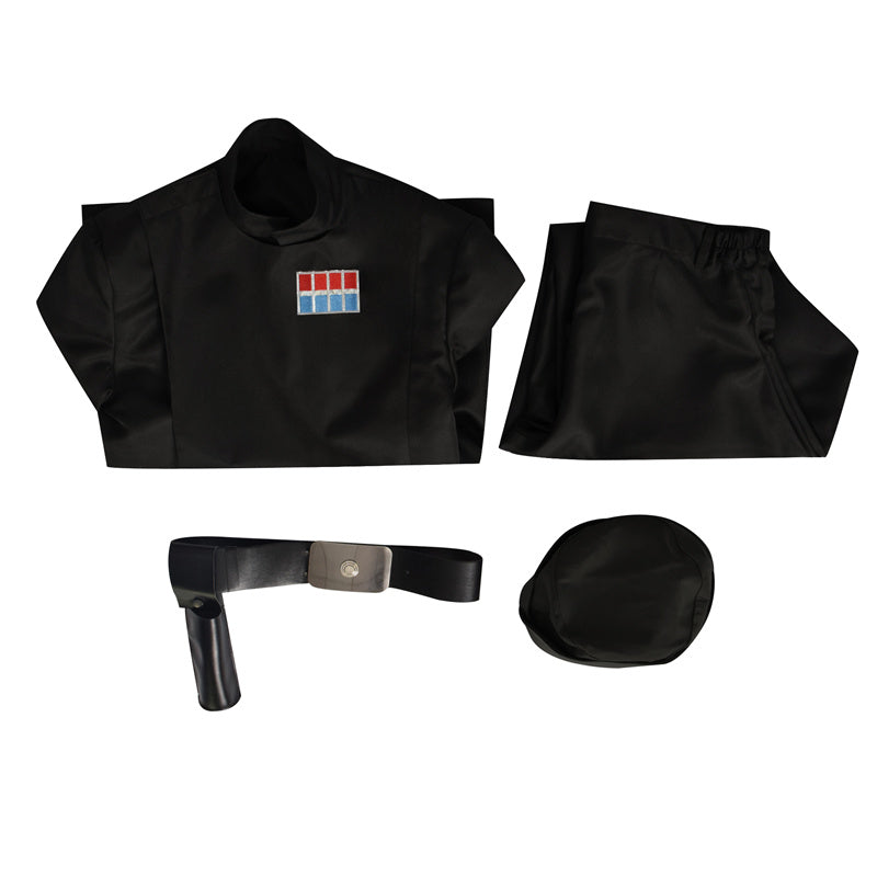 Star Wars Imperial Officer Cosplay Costume Imperial Military Uniform Black Version Suit