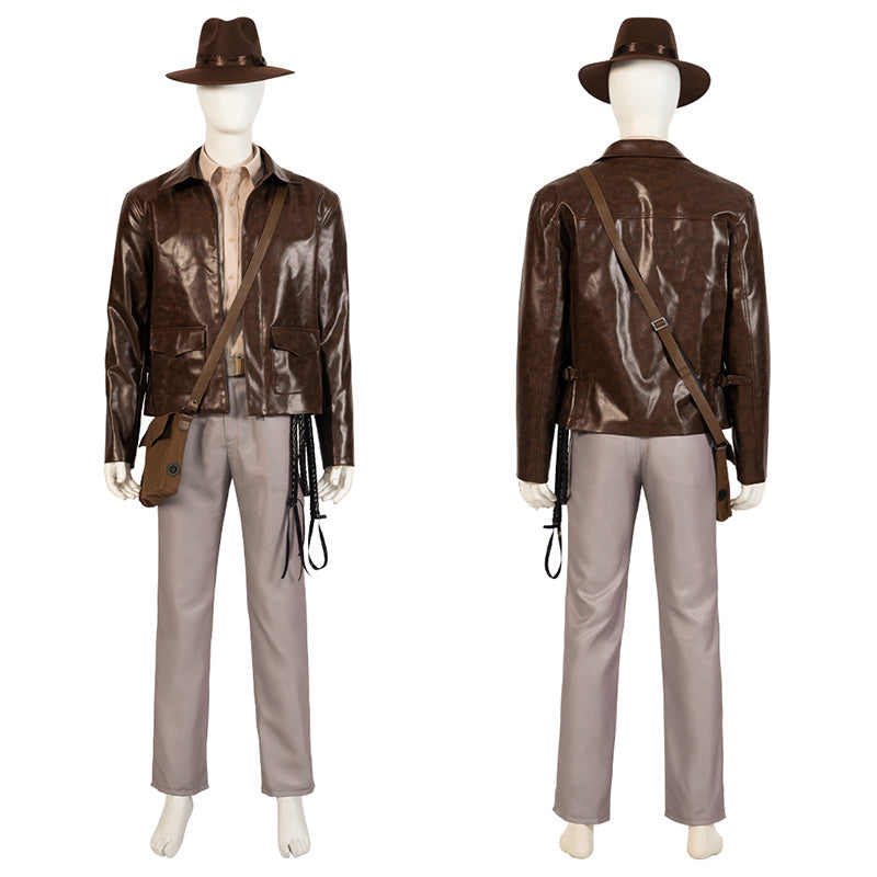 Indiana Jones and the Dial of Destiny 5 Cosplay Professor Dr Jones Halloween Costume