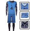 BLUE LOCK Isagi Yoichi Cosplay Costume Anime Football Sports Uniform Halloween Party Suit