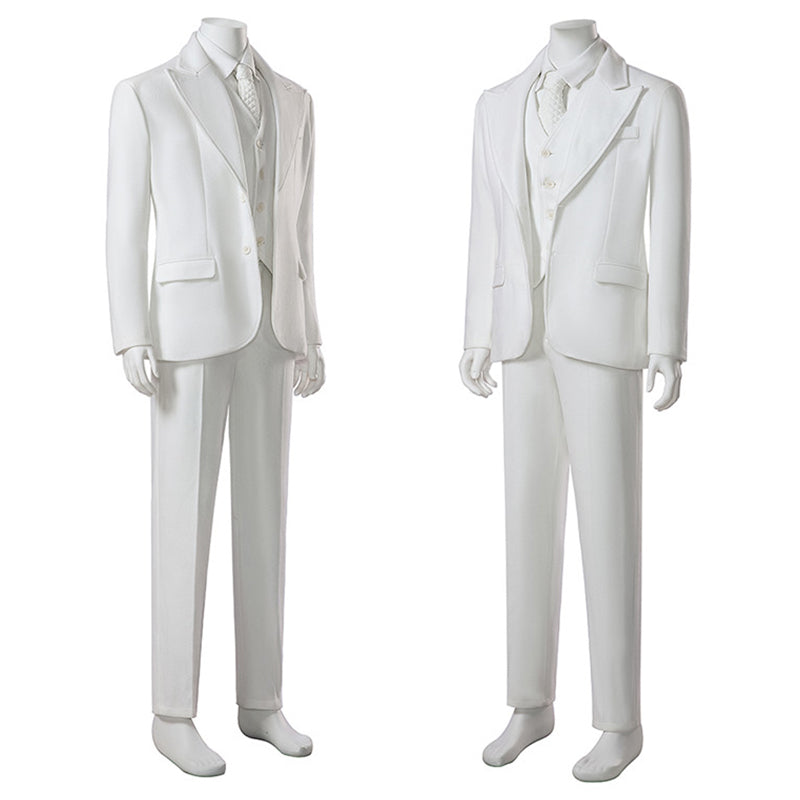 Joker 2 White Suit Joker Arthur Fleck Uniform Cosplay Costume Joker Halloween Outfit