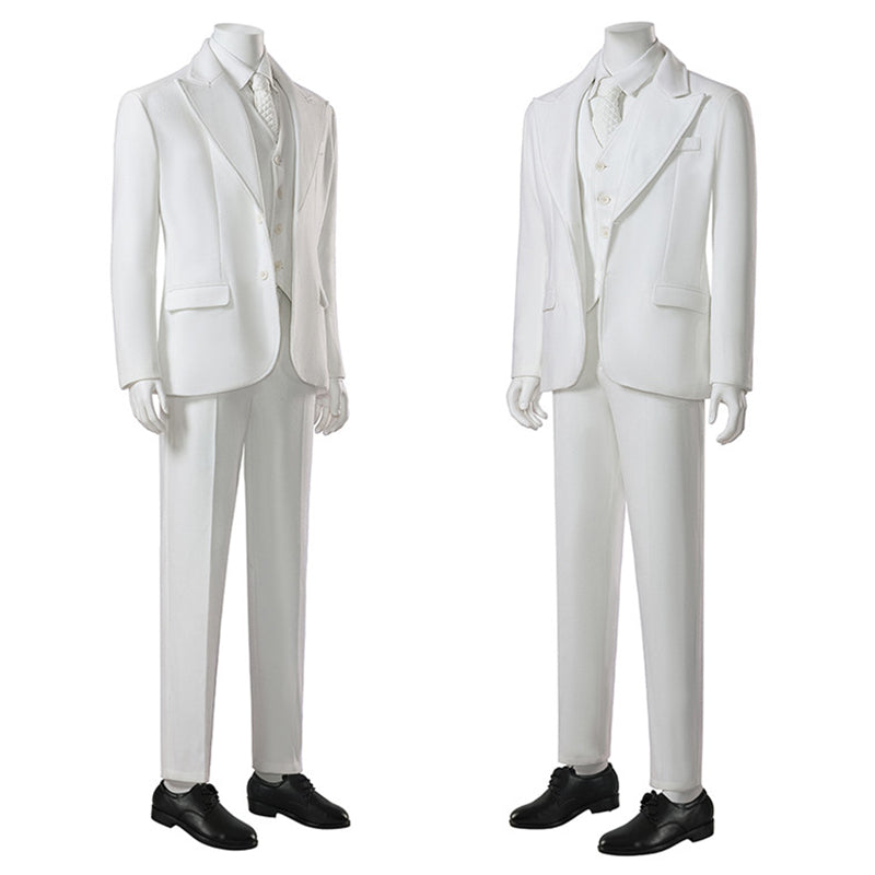 Joker 2 White Suit Joker Arthur Fleck Uniform Cosplay Costume Joker Halloween Outfit