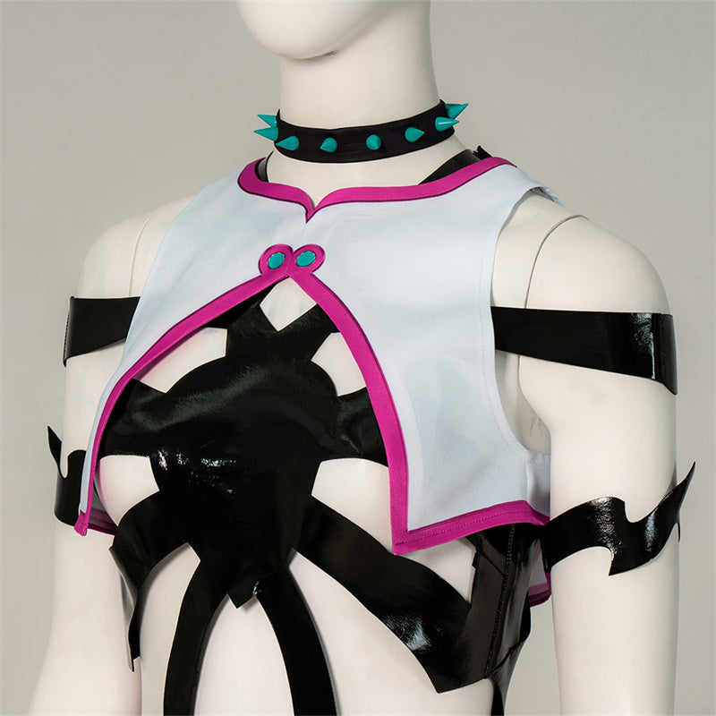 SF Juri Han Cosplay Street Fighter 6 Juri Costume Uniform Hollow Version