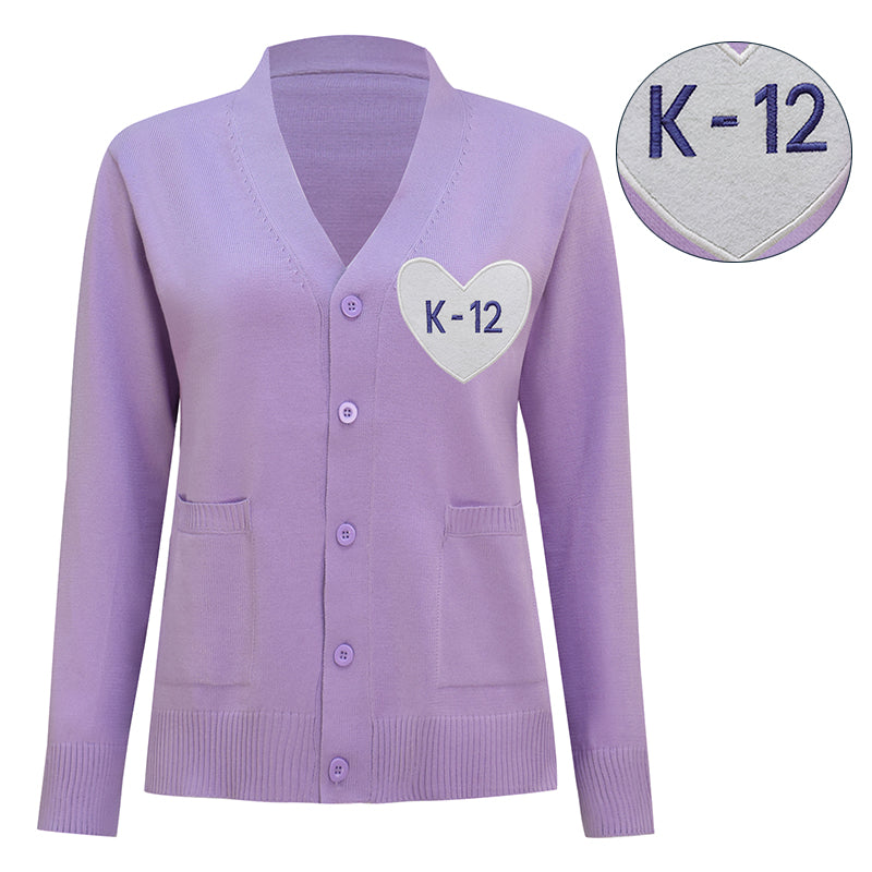 K-12 Cosplay Sweater Melanie Martinez K 12 Costume K-12 Crybaby Purple Sweater