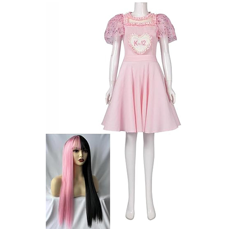 K 12 Costume K12 Pink Dress K-12 Cosplay Wigs Outfit